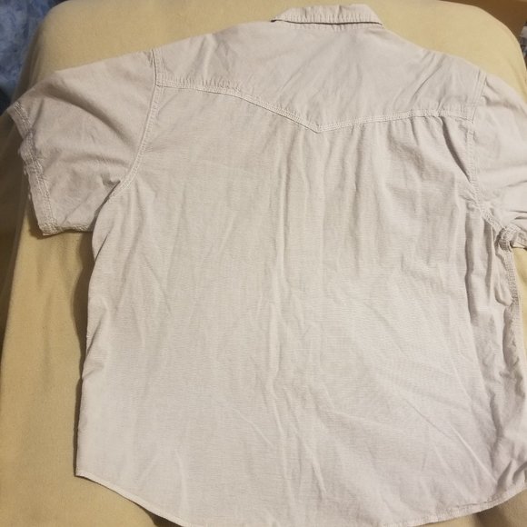 striped Northwest Territory XXL denim shirt with snap closures - Picture 3 of 5